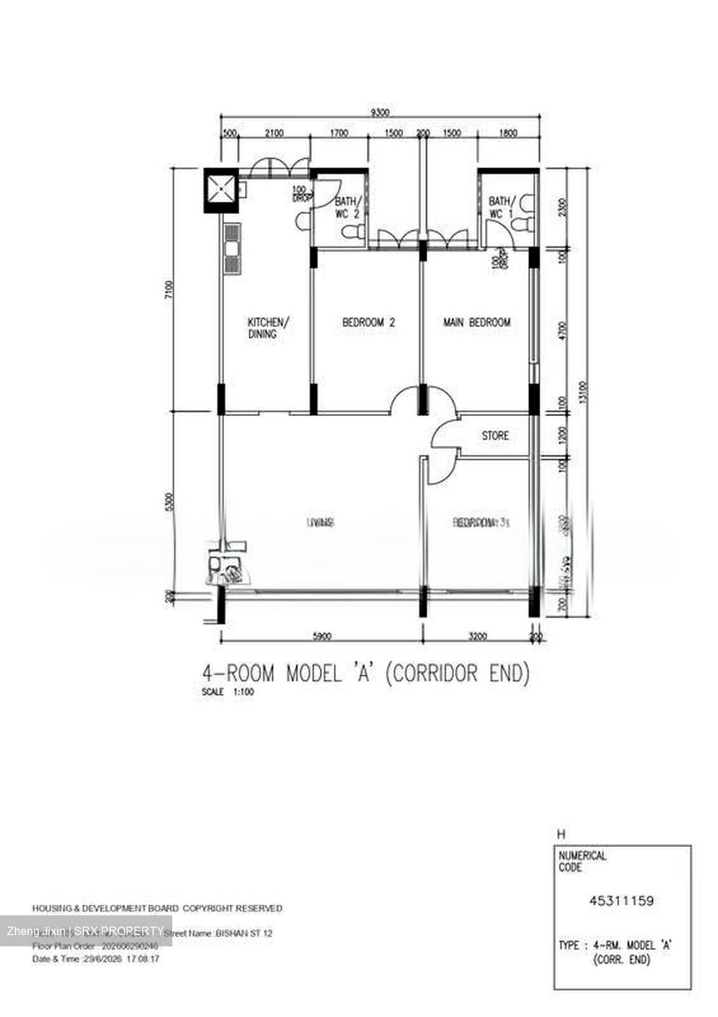 Blk 105 Bishan View (Bishan), HDB 4 Rooms #583266321